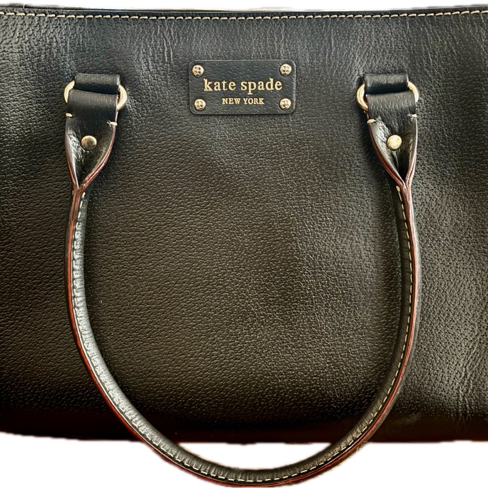 Kate Spade Black Leather Handbag in excellent condition